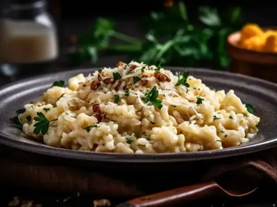 Risotto al vino blanco: cremosidad en cada bocado